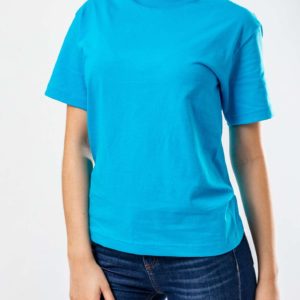Camiseta Turquesa para Adulto Cuello Redondo