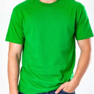 Camiseta Verde para Adulto Cuello Redondo