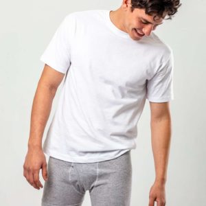 Boxer Brief de Algodón Gris