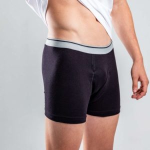 Boxer Brief de Algodón Negro