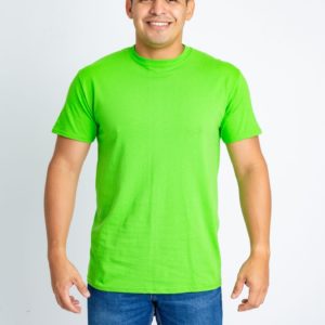 Camiseta Verde limón 100% Algodon