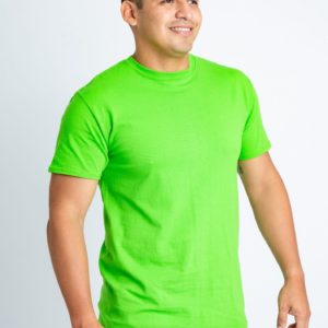 Camiseta Verde Limon 100% Algodon